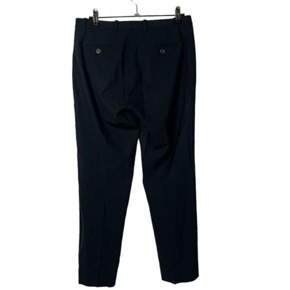 J. Crew Black Tollegno Straight Leg Dress Pants 00 - Picture 3 of 4